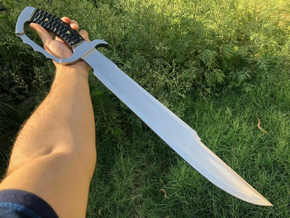HS-385 '' Custom Handmade D2 Steel Hunting Skinner Dagger Bowie Knife W/Sheath