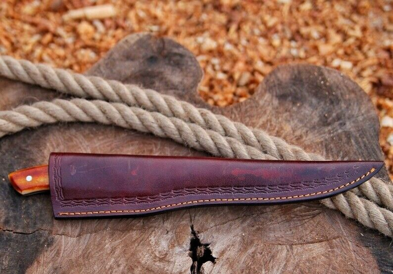 Damascus Fillet Knife – Camping, Hunting & Fishing | HS-1045