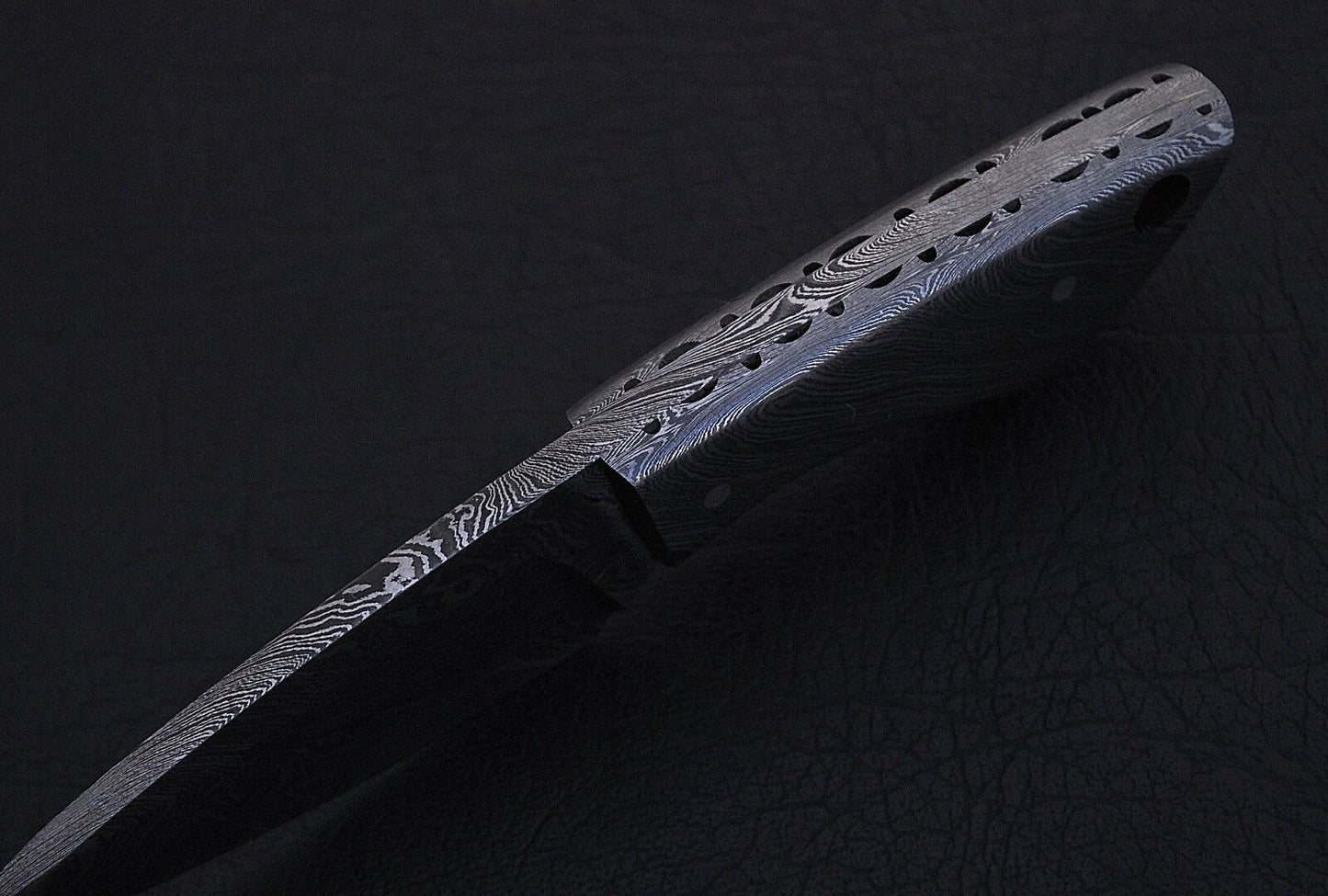 HS-854 Custom Handmade Full Damascus Mini Skinner Knife Overall - 6'
