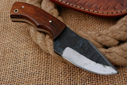 HS-749  6.0'' Custom Handmade High Carbon Mini Skinner Knife With Wood Handle