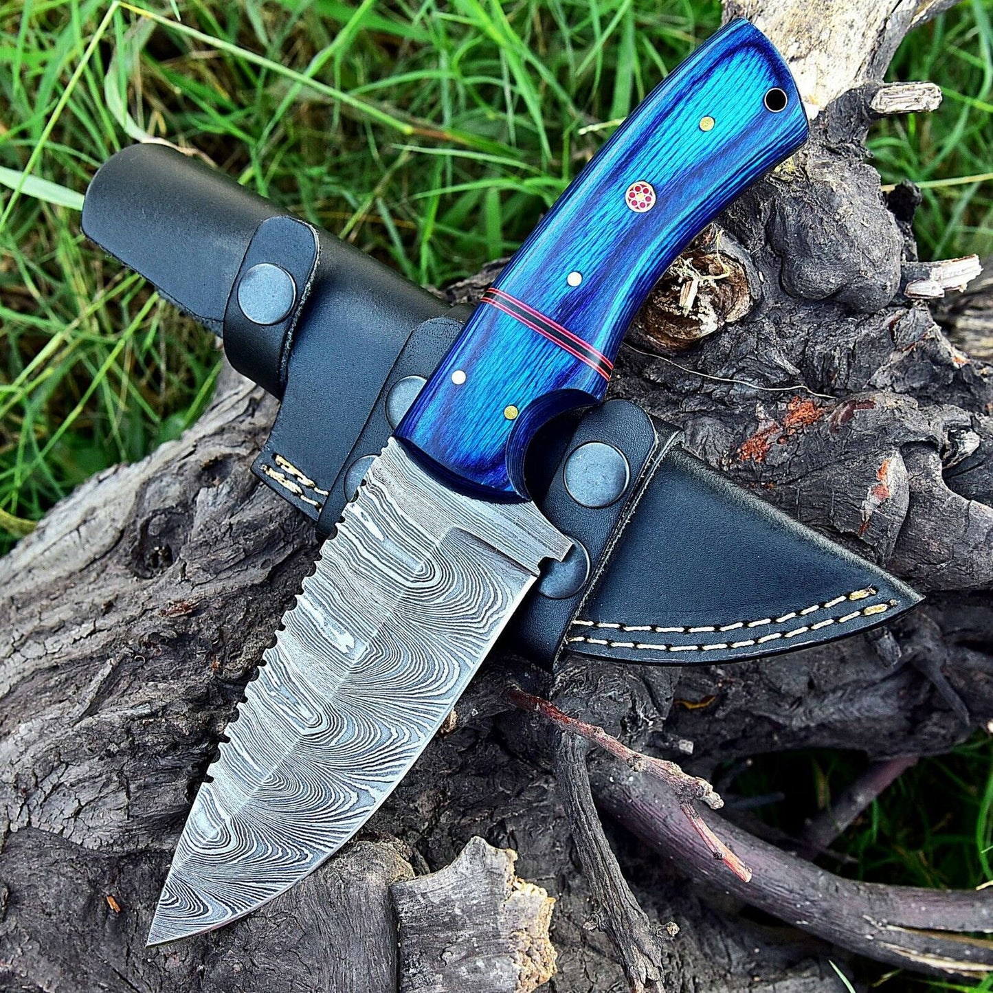 Damascus Skinner Knife
