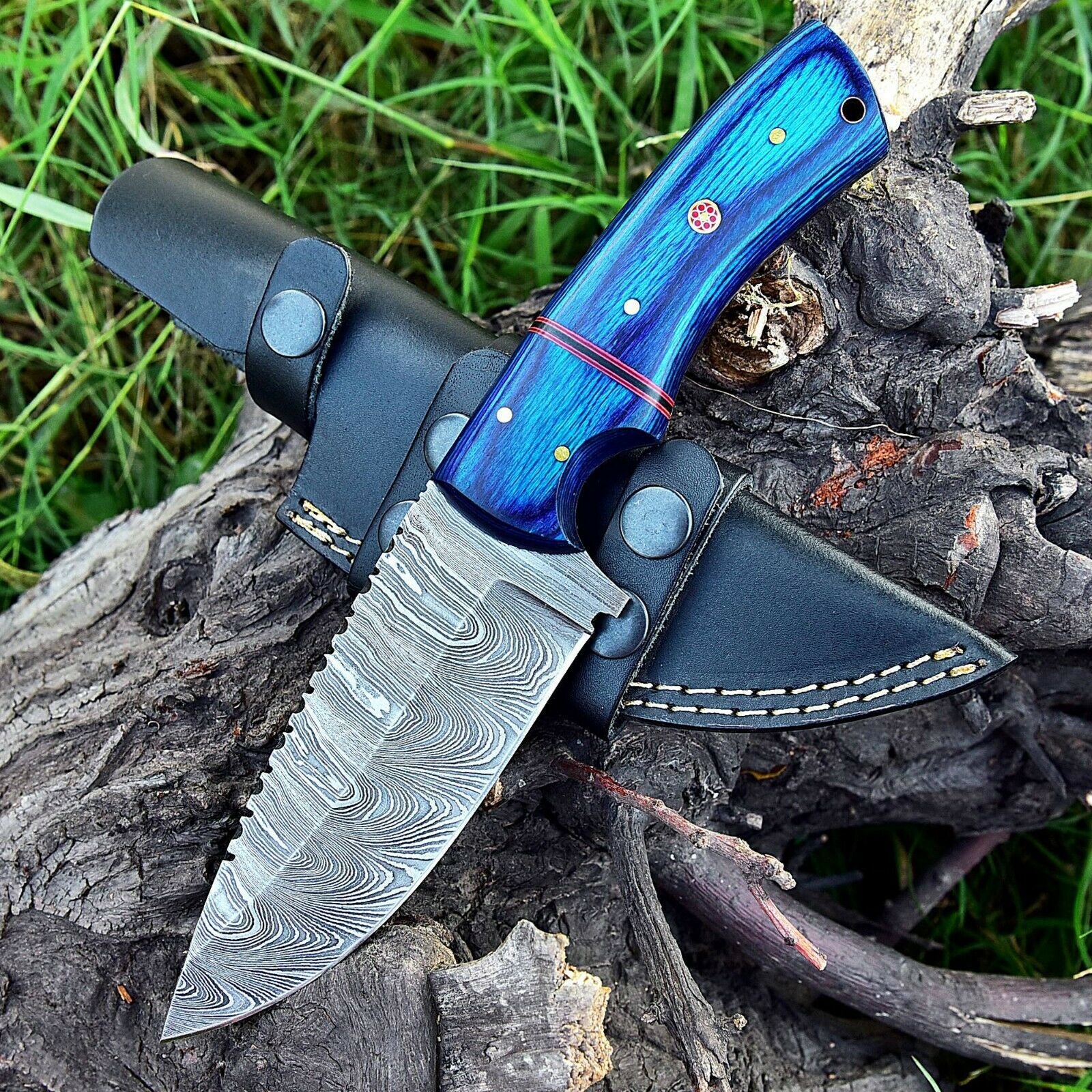 Damascus Skinner Knife