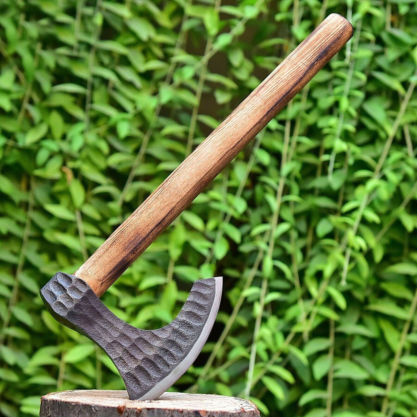 viking tomahawk axe carbon steel hand forged
