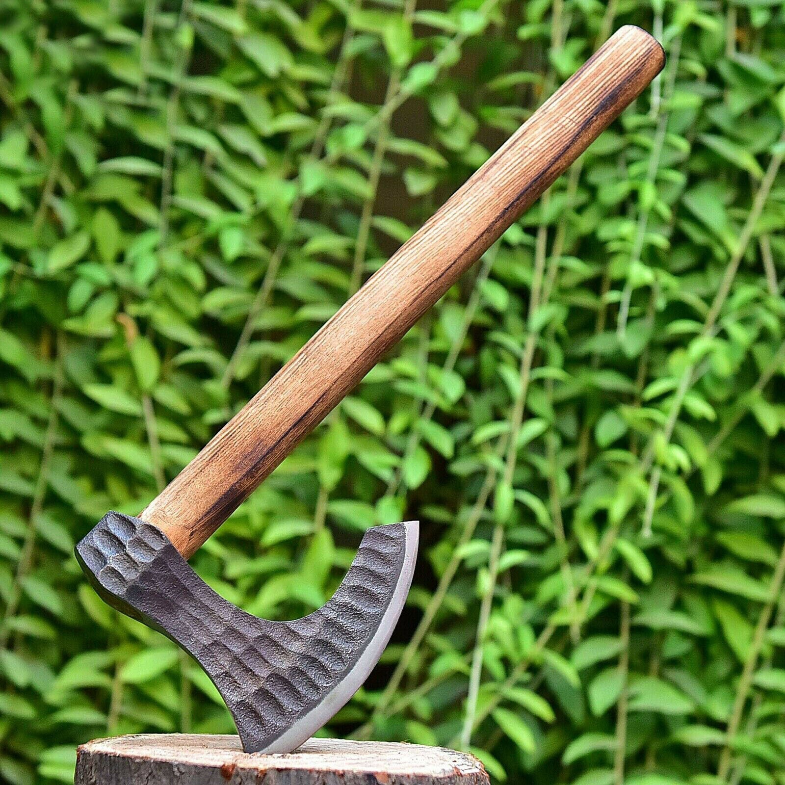 viking tomahawk axe carbon steel hand forged