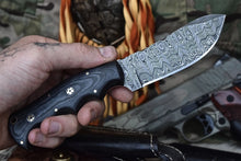 Load image into Gallery viewer, HS-842 Personalized Handmade Damascus Hunter Stair Skinner Edc Knife
