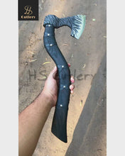 Load and play video in Gallery viewer, HS-1054 | Custom Handmade Beautiful Axe Best Christmas Gifts Viking Axe
