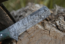 Load image into Gallery viewer, HS-980 Bull Cutter-Damascus steel EDC knife ,Best gift for him, Christmas gift, groomsmen gift, gift for her, Razor knife with Four different Scale
