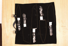 Load image into Gallery viewer, HS-125 '' Custom Handmade Damascus Steel Chef Knife Set 5 pec Set
