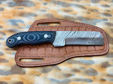 Load image into Gallery viewer, HS-984 Cowboy bull cutter knife Damascus knife, gift for men , Easter gift , gift for her , gift for him, gift for husband, birthday gift
