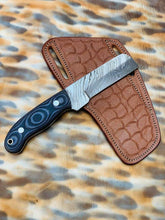 Load image into Gallery viewer, HS-984 Cowboy bull cutter knife Damascus knife, gift for men , Easter gift , gift for her , gift for him, gift for husband, birthday gift

