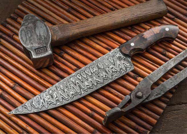 HS-276  Custom Handmade Damascus Kitchen-Chef Knife 🔪 Best Christmas Gifts