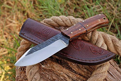 HS-636 Custom Handmade Damascus High end Carbon Steel Gifts Knife - Handmade Full Tang Bushcraft Knife - Hunting Knife, Survival Knife, Fixed Blade Knife & best Camping Knife