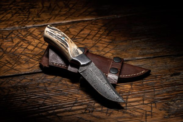 HS-632 Custom Handmade Damascus Hand Carry Knife Best Christmas Gifts for him