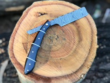 Load image into Gallery viewer, HS-1127 " Custom handmade Damascus steel shaving razor very high sharp gift for him gift for Dad
