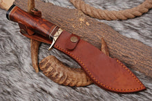 Load image into Gallery viewer, HS-874 Custom Handmade Damascus Steel 12 Inch Kukri Knife - Awesome Hard Wood Handle
