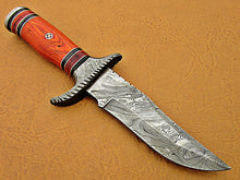 Load image into Gallery viewer, HS-467  Custom Handmade Damascus Steel Hunting knife With Micarta Handle Daily Carry
