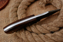 Load image into Gallery viewer, HS-749  6.0&#39;&#39; Custom Handmade High Carbon Mini Skinner Knife With Wood Handle
