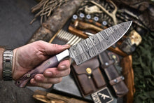 Load image into Gallery viewer, HS-258 Handmade Damascus Custom Camel Bone Small French Chef Kitchen Knife
