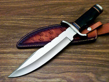 Load image into Gallery viewer, HS-312 Custom Handmade D2 TOOL Steel Blade 15&quot; Bowie Hunting Knife Bull Horn
