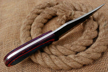 Load image into Gallery viewer, HS-744 Custom Handmade High Carbon Skinner Knife With Hard Wood Handle
