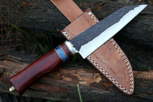 Load image into Gallery viewer, HS-259 Custom 11&#39;&#39; PRO CHEF Knife, Steel Knife French Chef knife EXOTIC Red Heart Wood
