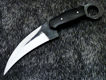 Load image into Gallery viewer, HS-891 Hand Forged Railroad Spike Carbon Steel Blade 11" Karambit Knife
