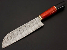 Load image into Gallery viewer, HS-256 Custom Hand Forged 12.5&quot; Damascus Steel Hidden Tang Chef Knife
