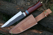 Load image into Gallery viewer, HS-259 Custom 11&#39;&#39; PRO CHEF Knife, Steel Knife French Chef knife EXOTIC Red Heart Wood
