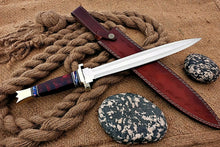 Load image into Gallery viewer, HS-1101 | Custom Handmade Steel D2 Fighter Hunting Combat Mini Sword knife With Resin Handle
