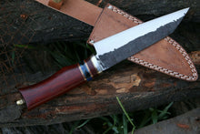 Load image into Gallery viewer, HS-259 Custom 11&#39;&#39; PRO CHEF Knife, Steel Knife French Chef knife EXOTIC Red Heart Wood
