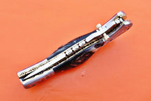 Load image into Gallery viewer, Custom Handmade Stainless Steel Folding-Pocket Knife With Ram Horn Handle

