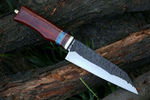 Load image into Gallery viewer, HS-259 Custom 11&#39;&#39; PRO CHEF Knife, Steel Knife French Chef knife EXOTIC Red Heart Wood
