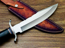 Load image into Gallery viewer, HS-312 Custom Handmade D2 TOOL Steel Blade 15&quot; Bowie Hunting Knife Bull Horn
