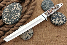 Load image into Gallery viewer, HS-1098 | Custom Handmade Steel D2 Fighter Hunting Combat Mini Tanto Blade Sword knife With Resin Handle

