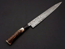 Load image into Gallery viewer, HS-255 Custom Hand Forged 17.5&quot; Damascus Steel Hidden Tang Chef Knife
