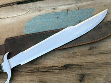 Load image into Gallery viewer, HS-385 '' Custom Handmade D2 Steel Hunting Skinner Dagger Bowie Knife W/Sheath
