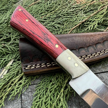 Load image into Gallery viewer, HS-383 '' Custom Handmade D2 Steel High Polish Hunting Skinner Knife W/Sheath
