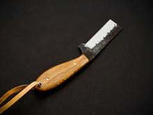 Load image into Gallery viewer, HS-963 '' Custom Hand Forged 6.5" Carbon Steel Full Tang Cowboy Bull Cutter Knife
