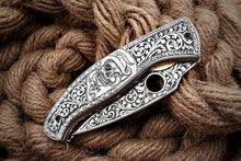 Load image into Gallery viewer, HS Cutlery | Custom Hand Engraved Folding-Pocket Knife Life Time Used With Very Good Price
