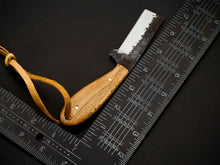 Load image into Gallery viewer, HS-963 '' Custom Hand Forged 6.5" Carbon Steel Full Tang Cowboy Bull Cutter Knife
