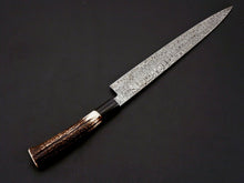 Load image into Gallery viewer, HS-255 Custom Hand Forged 17.5&quot; Damascus Steel Hidden Tang Chef Knife
