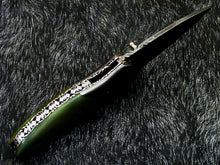 Load image into Gallery viewer, HS-1121 '' CUSTOM HANDMADE DAMASCUS BLADE POCKET FOLDING KNIFE LINER LOCK
