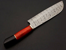 Load image into Gallery viewer, HS-256 Custom Hand Forged 12.5&quot; Damascus Steel Hidden Tang Chef Knife
