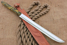 Load image into Gallery viewer, HS-1102 | Custom Handmade Steel D2 Fighter Hunting Combat Mini Sword knife With Resin Handle
