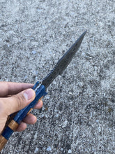 Load image into Gallery viewer, HS-928 Custom Handmade Damascus Tracker/Hunitng Knife With Wood Handle Handle
