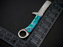 Load image into Gallery viewer, HS-962 &#39;&#39; Custom Hand Forged 7.5&quot; Damascus Steel Full Tang Cowboy Bull Cutter Knife
