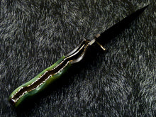 Load image into Gallery viewer, HS-1121 '' CUSTOM HANDMADE DAMASCUS BLADE POCKET FOLDING KNIFE LINER LOCK
