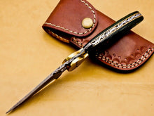 Load image into Gallery viewer, Damascus Folding Knife Custom knife Handmade Folding Knife
