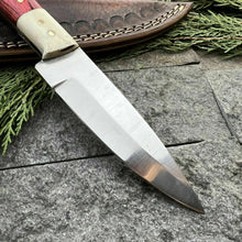 Load image into Gallery viewer, HS-383 '' Custom Handmade D2 Steel High Polish Hunting Skinner Knife W/Sheath
