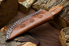 Load image into Gallery viewer, HS-651 Custom Handmade Damascus Hunting Skinning Blade Hunter Camping Full Tang Knife
